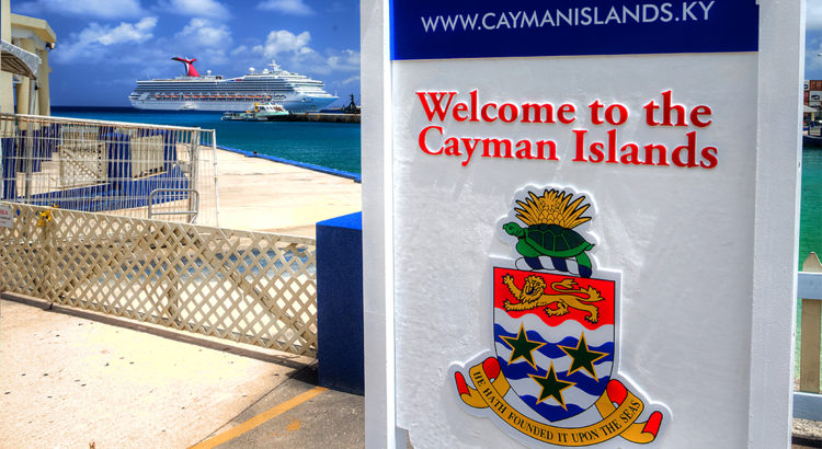 Cayman Islands George Town Welcome Hafen Foto iStock blightylad-infocus